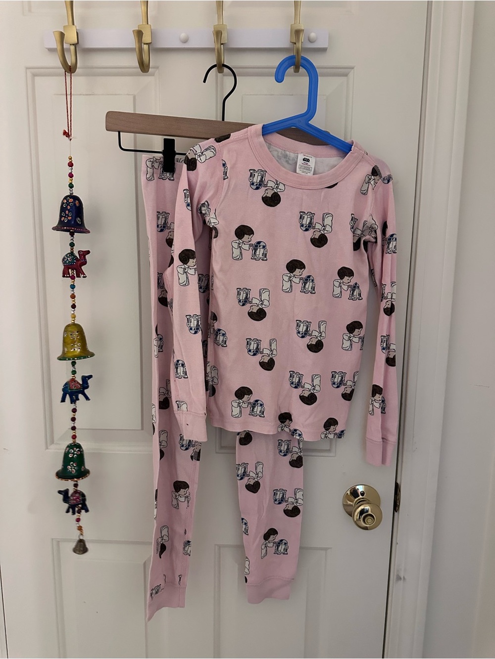 Hanna Andersson Star Wars Kids Pink Long-Sleeve Pajama Set size 8